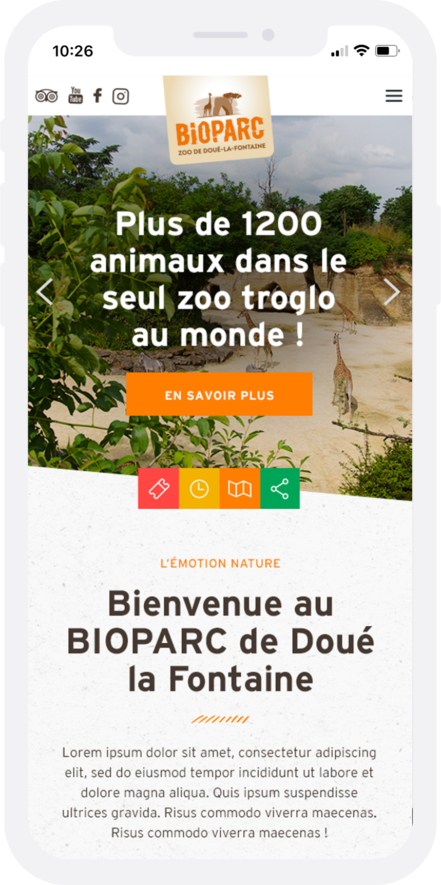 référence bioparc mobile